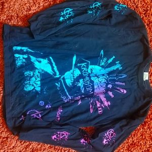 KROMOSOM long sleeve shirt small medium punk pisschrist dbeat